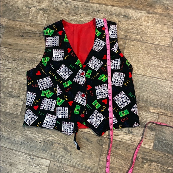 Colorful Bingo Pattern Vest - Picture 4 of 4